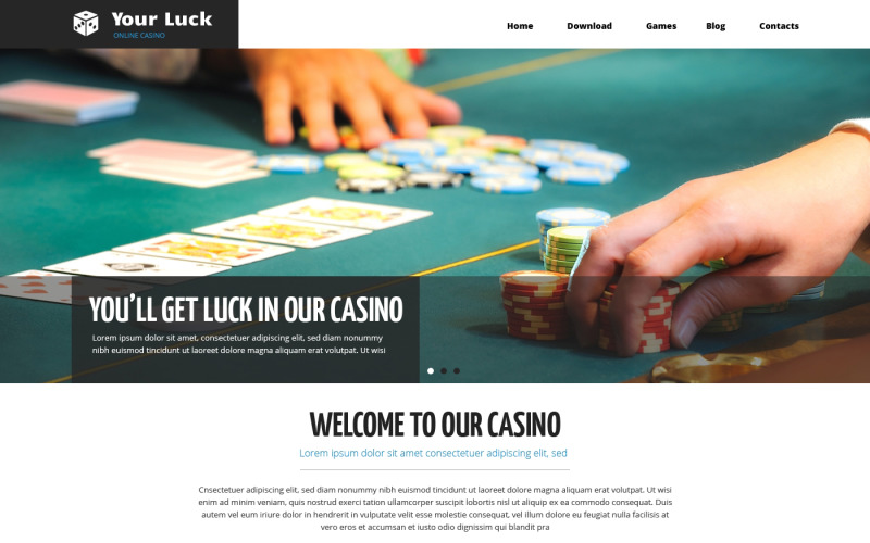 Plantilla Drupal de casino en línea
