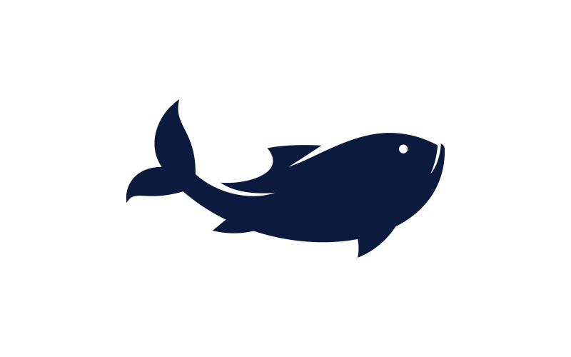 Fish logo icon design vector 2