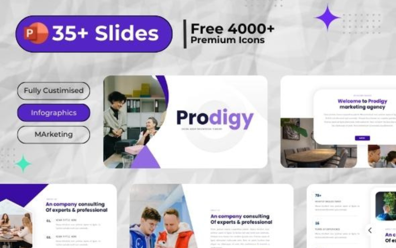 Prodigy - Digital Marketing Agency Presentation Template