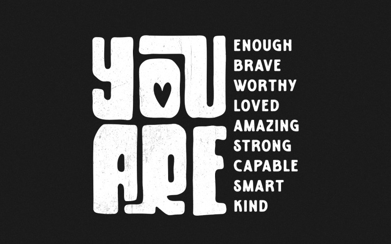 You Are Png, Inspirational png, Affirmation png, Self Worth png, Self Love png, You Are Enough png,