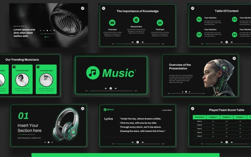 Music PowerPoint Presentation Template