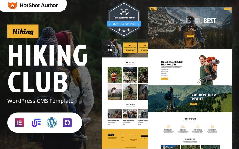 Hiking - Trekking And Mountain Travel WordPress Responsive Theme