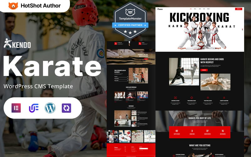 Kendo - Karate Dojo ve Dövüş Sanatları karate WordPress Duyarlı Teması