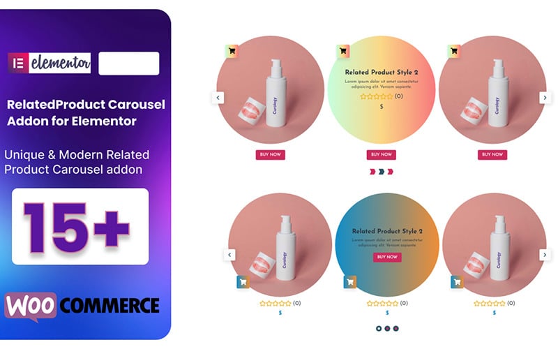 WooCommerce-gerelateerd product WordPress-plug-in voor Elementor