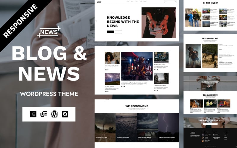 News Pulse - Digital News & Magazine WordPress Elementor Theme