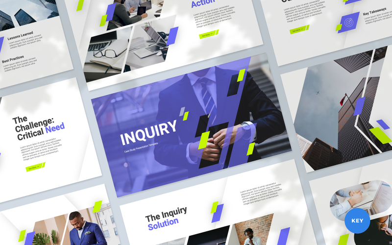 Inquiry  -  Case Study Keynote Template