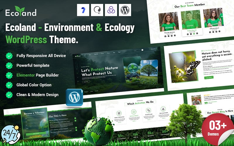 Ecoand - Tema WordPress de Meio Ambiente e Ecologia