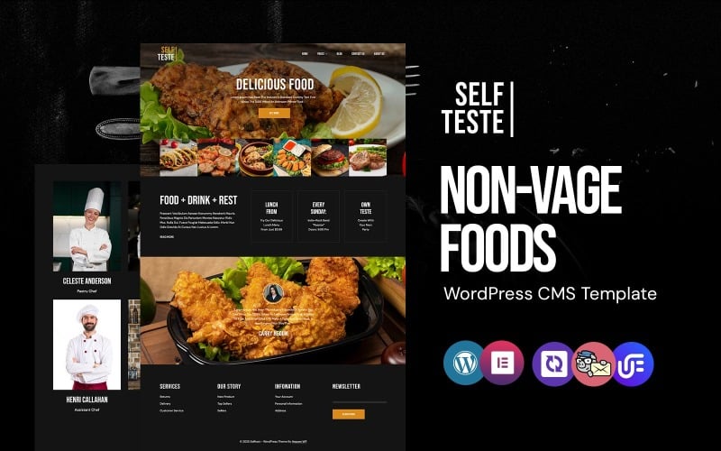 Selftest - Restaurant and Nonveg Food WordPress Elementor Theme