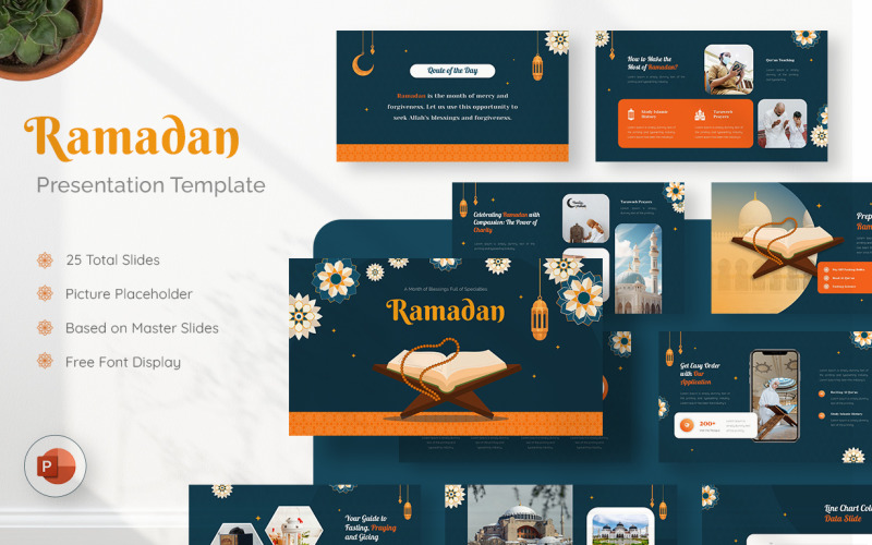 Modello di presentazione PowerPoint del Ramadan