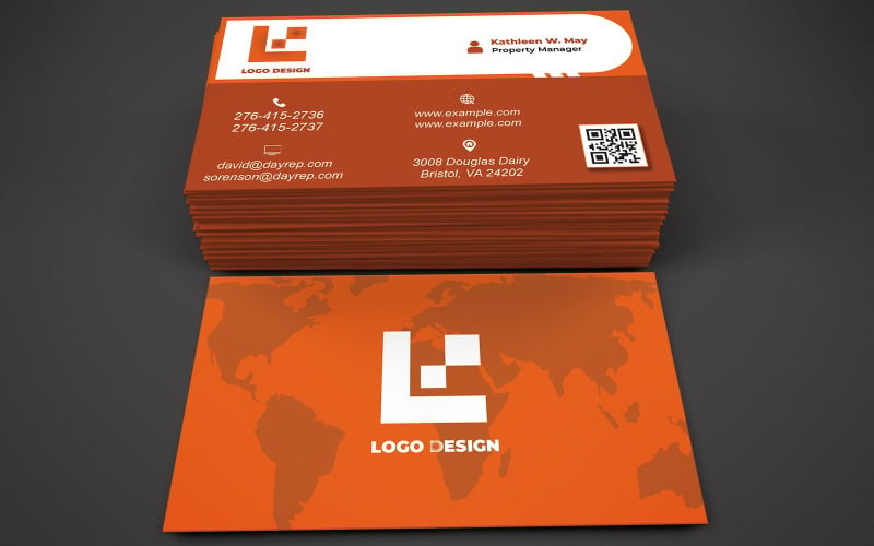 Multipurpose Business Card Template - E-card - Visiting Cards 797