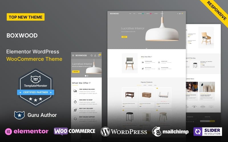 BoxWood - Furniture, Home and Interior Shopping Mall Elementor WooCommerce Theme