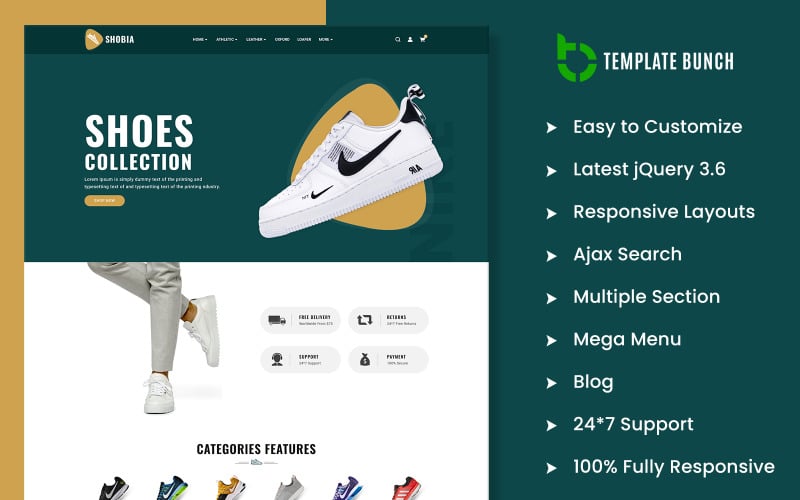 Shobia - Tema Prestashop reattivo per eCommerce