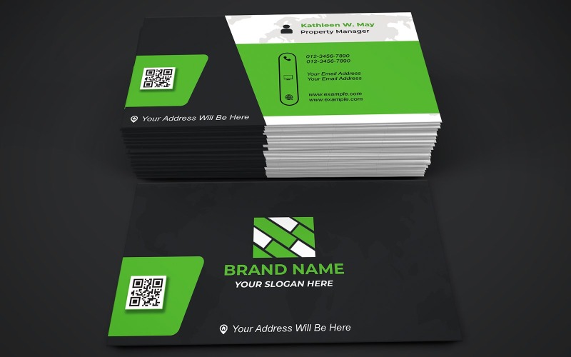 Multipurpose Business Card Template - E-card - Visiting Cards 809