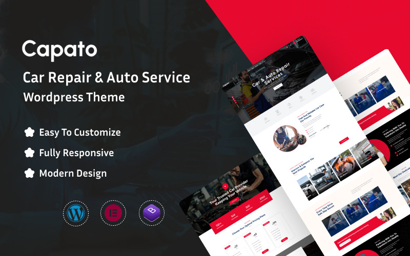 Capato – WordPress-Theme für Autoreparaturen und Autoservices