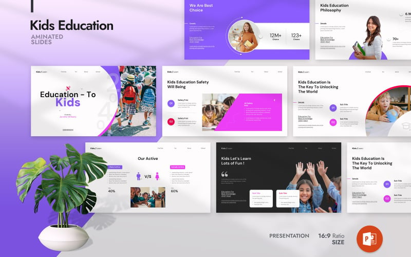 Kids Education Presentation Template