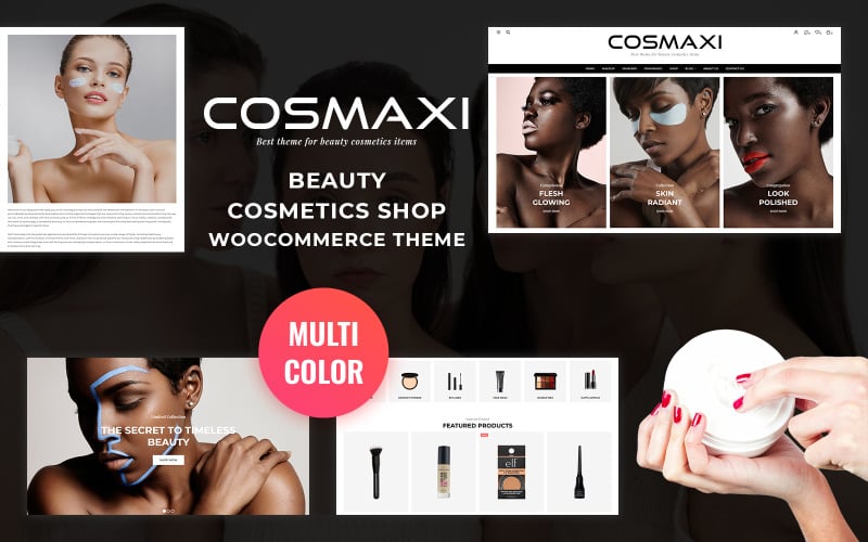 Cosmaxi- Güzellik ve Kozmetik Mağazası WooCommerce Teması