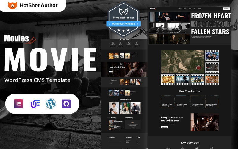 Filmek - Film- és Filmstúdió WordPress Elementor téma