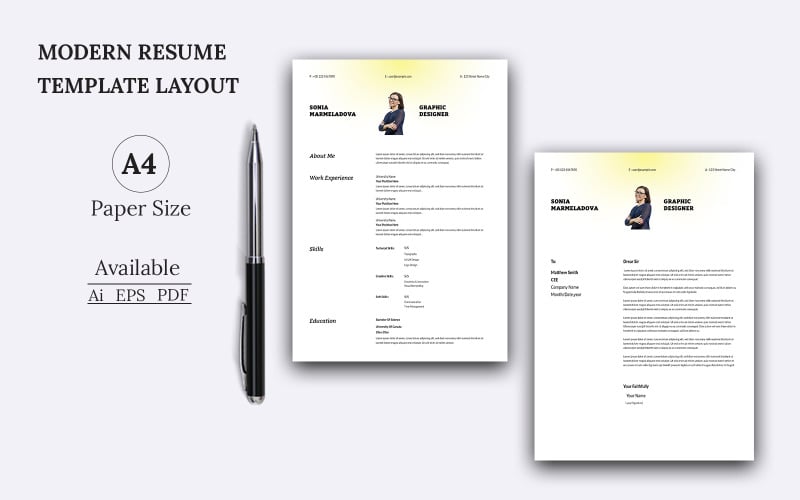 Very Mind Blowing Resume Template