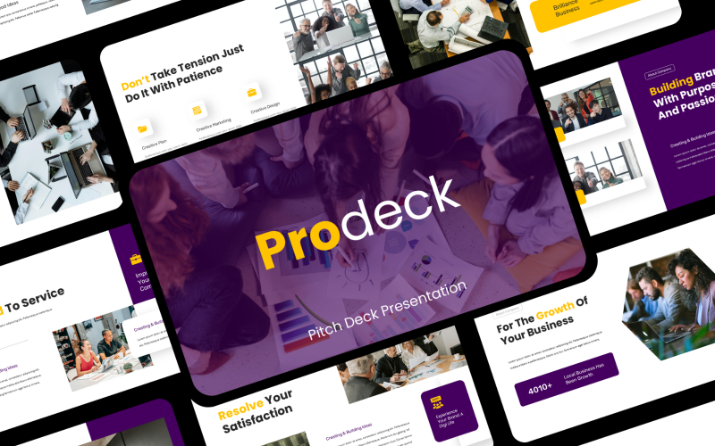 ProDeck - Pitch Deck Бизнес-презентация