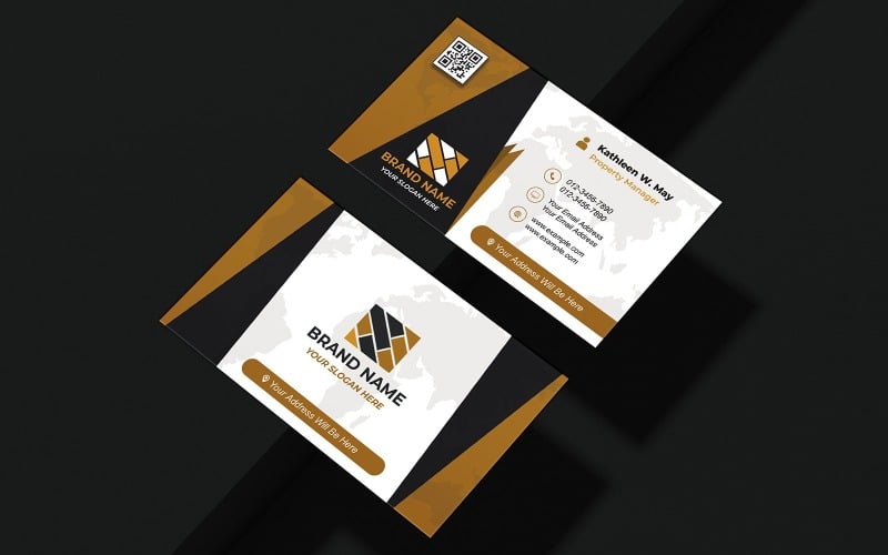 Stylish Business Card For The Modern Executive Visiting Cards - Professional Business Cards - 830