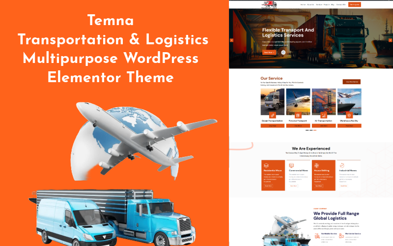 Temna – Logisztikai és rakományszolgáltatási WordPress téma