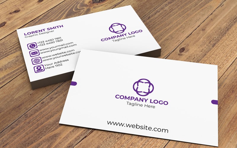 Visiting Card - Minimal Business Card Design