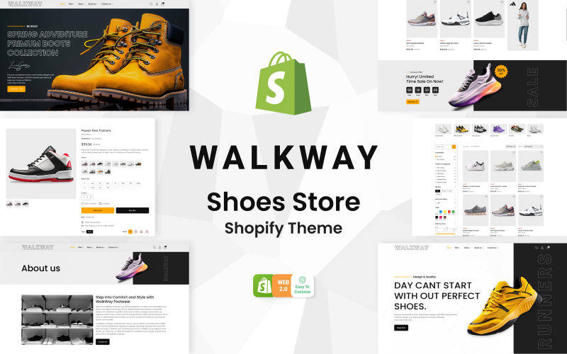 Walkway - sklep obuwniczy Shopify Theme