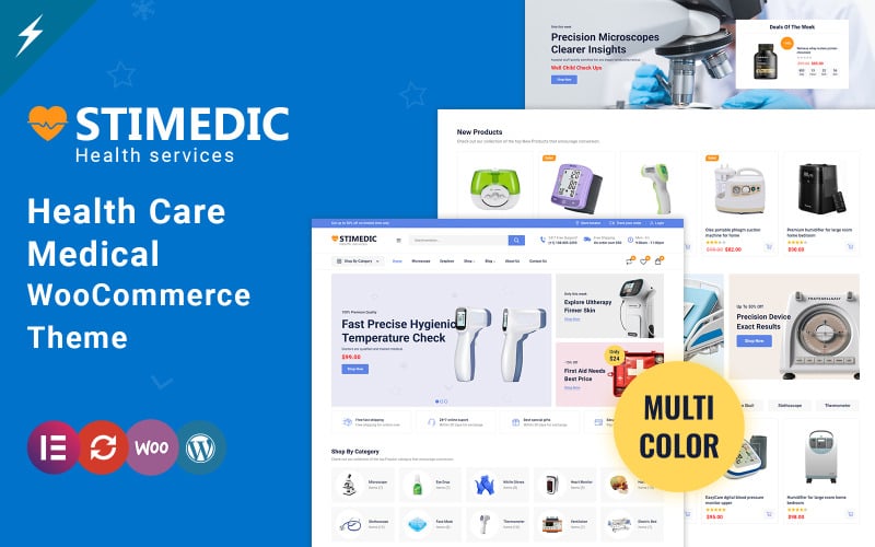 Stimedic — тема WooCommerce для аптек и медицинских магазинов