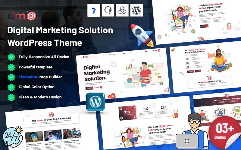 Dmo – Digitális marketing WordPress téma