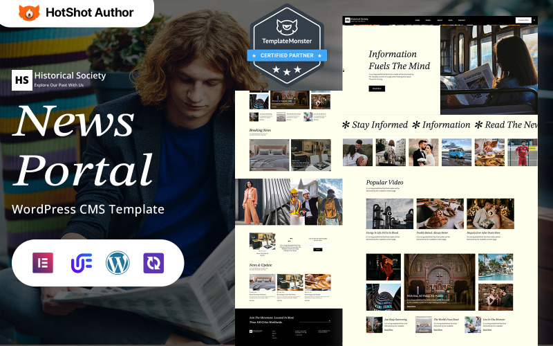 Történelmi Társadalom – Végső Hírek és Magazin WordPress Elementor téma