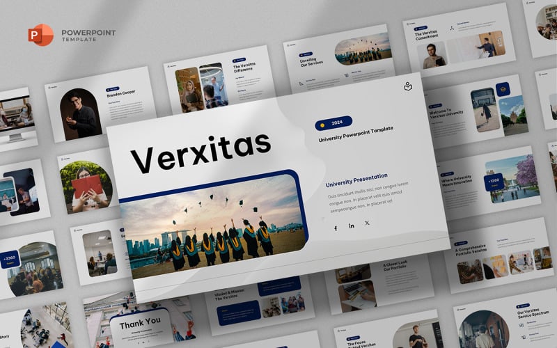 Verxitas – Egyetemi és oktatási Powerpoint sablon