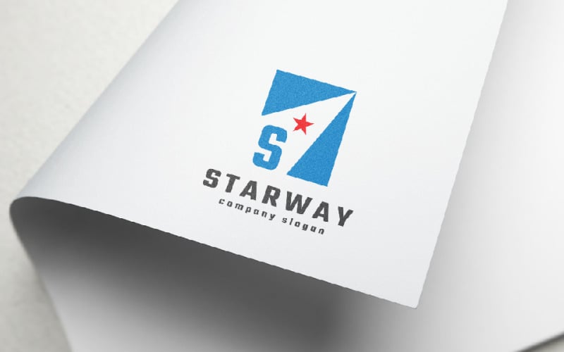 Star Way Letter S Company Logo