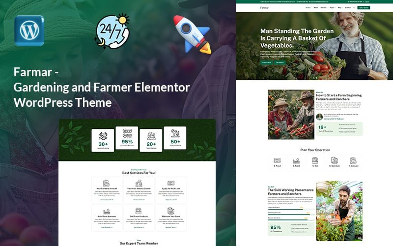 Farmar - Gardening and Farmer WordPress-tema