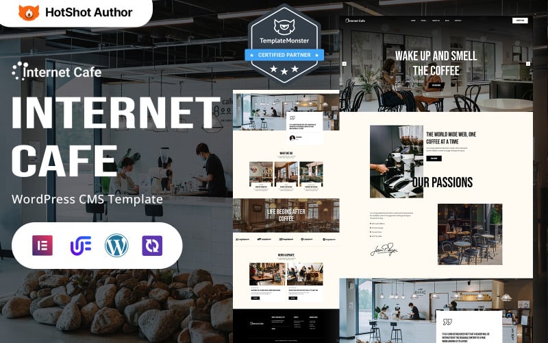 Internetcafé - Internetcafé en e-sports WordPress Elementor-thema