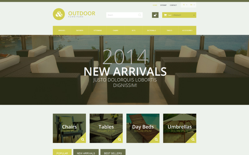 Ourdoor PrestaShop-tema