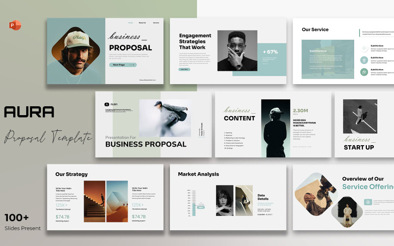 Aura Business Proposal Presentation Template