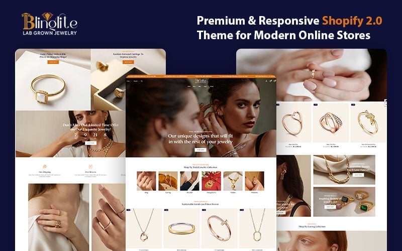 BlingLite – The Ultimate Shopify Theme for Jewelry & Ornaments Store