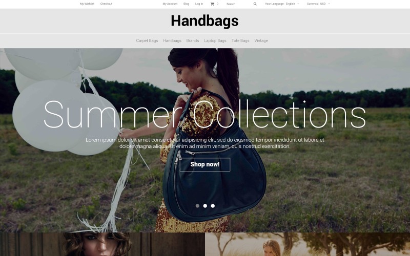 Handtasche Responsive Magento Theme