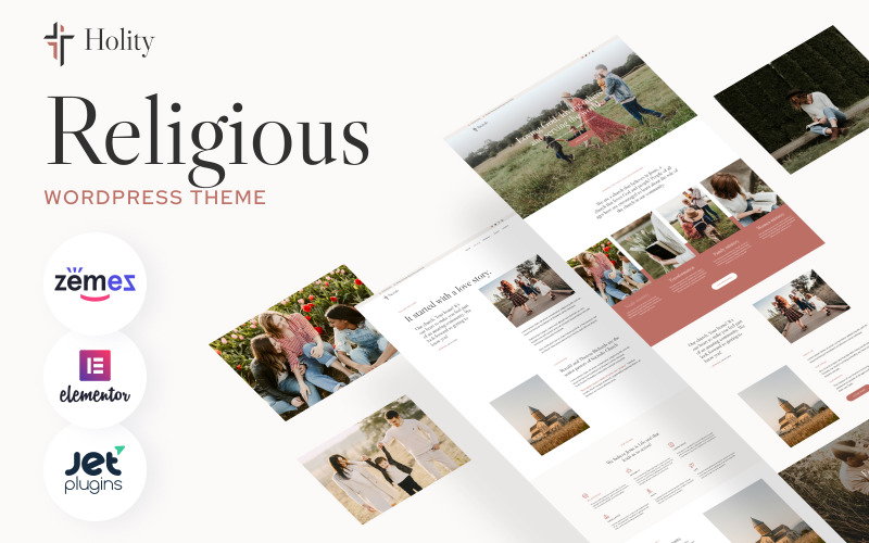 Holity - Kerk & religieus WordPress-thema