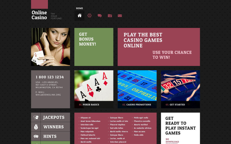 Online Casino WordPress-tema