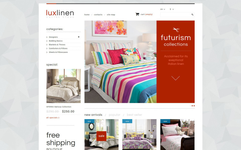 Luxe linnenwinkel PrestaShop-thema