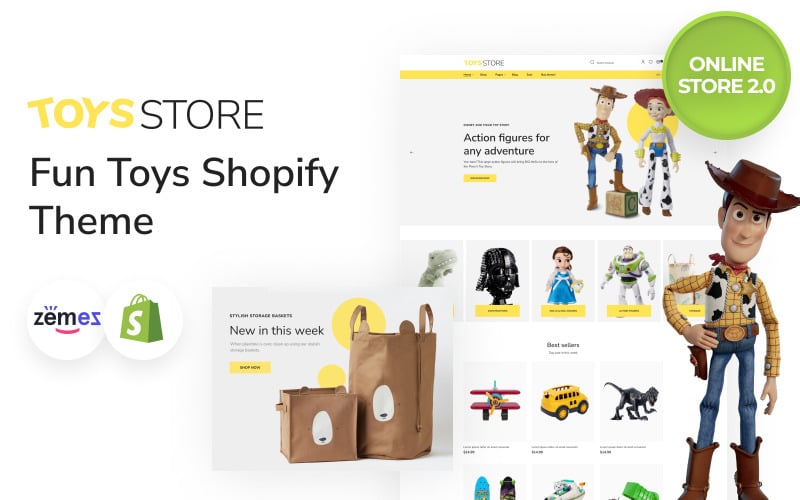 Toysstore -有趣的玩具商店Shopify主题