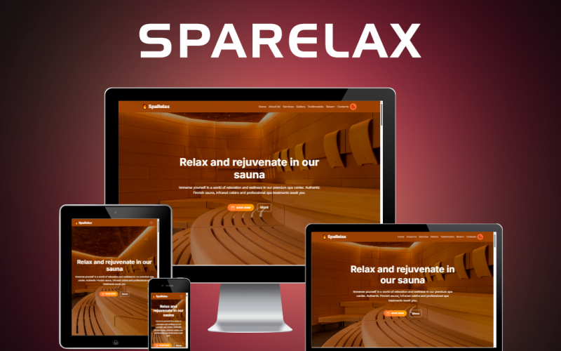 SpaRelax – Premium HTML5 Template for Spa Salons