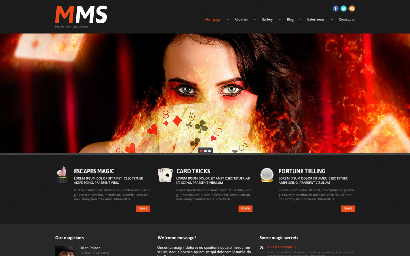 Online Casino Responsivt WordPress-tema