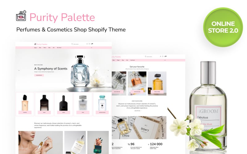 香水和化妆品电子商务的Shopify主题