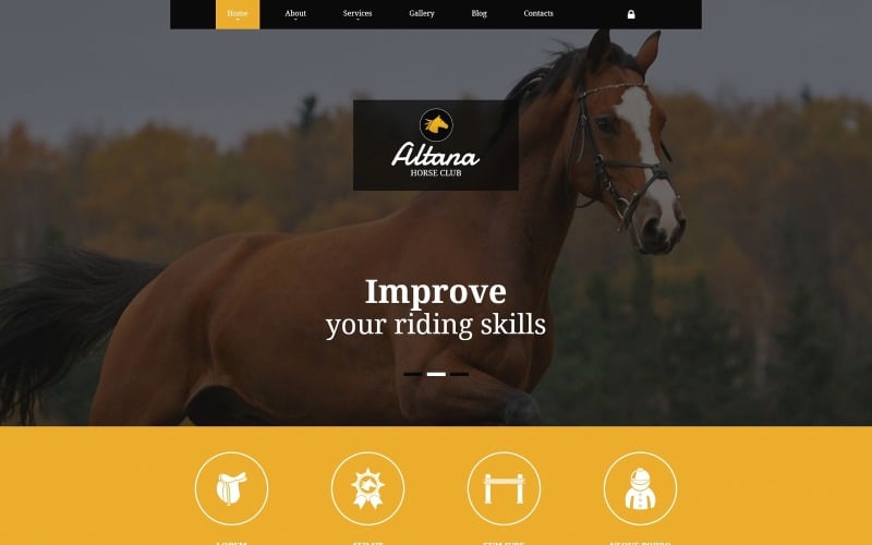 Plantilla Joomla Horse Club