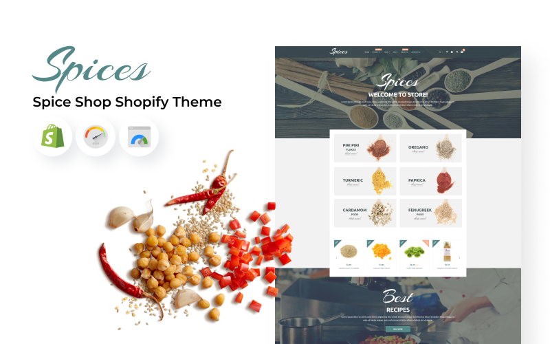 响应Spice Shop Shopify主题