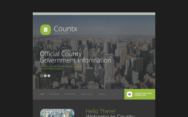 Countx网站模板