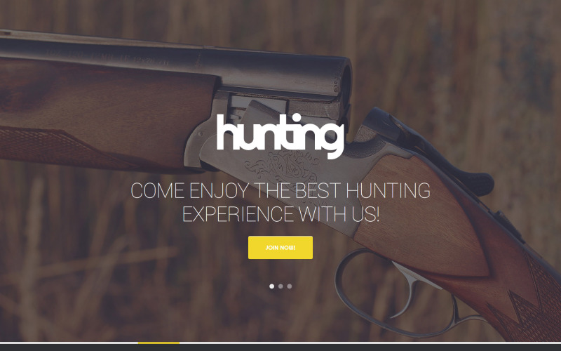 Motyw Hunting Club WordPress