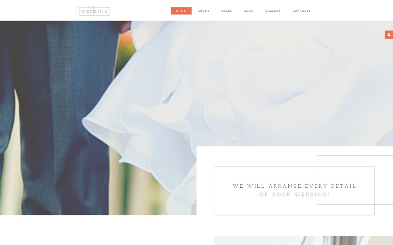 Modèle Joomla de Wedding AG